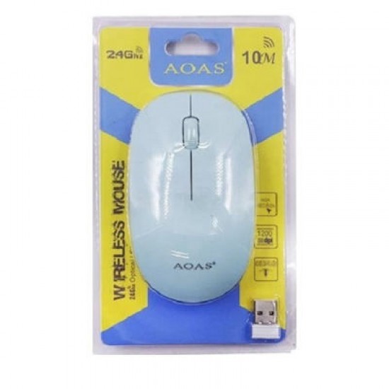 AOAS R-605 Ασύρματο Gaming Ποντίκι Γαλάζιο