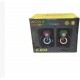 Aoas E-004 Ηχεία Υπολογιστή 2.0 με RGB Φωτισμό σε Μαύρο Χρώμα