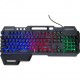 Gaming Πληκτρολόγιο με RGB φωτισμό (Αγγλικό US) AOAS M-1000 Μαύρο