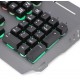 Gaming Πληκτρολόγιο με RGB φωτισμό (Αγγλικό US) AOAS M-1000 Μαύρο