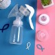Χειροκίνητο Θήλαστρο με μπιμπερό 150ml ΜΥ-370 Breast Pump Γαλάζιο Σιλικόνη