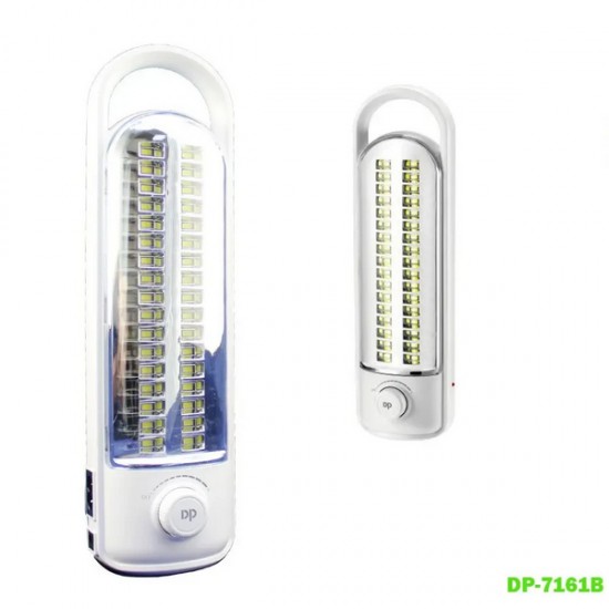 Led Επαναφορτιζόμενο Φωτιστικό Ασφαλείας με Τροφοδοσία Μπαταρίας DP DP-7161B