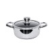 Κατσαρόλα Ανοξείδωτη 3.8ltr/22cm - Πάτος 19.5cm με Αντιχαρακτική Επίστρωση Kissing the Kitchen 22.7x10.5x28cm