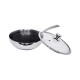 Τηγάνι Wok II Stainless 24cm -15.5cm Πάτος με Χερούλι Ανοξείδωτο με Αντιχαρακτική Επίστρωση Kissing the Kitchen