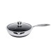 Τηγάνι Wok 28cm - Πάτος 19cm με Χερούλι Ανοξείδωτο με Αντιχαρακτική Επίστρωση Kissing the Kitchen