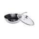 Τηγάνι Wok II Stainless 28cm - Πάτος 19cm με Χερούλι Ανοξείδωτο με Αντιχαρακτική Επίστρωση Kissing the Kitchen