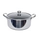 Κατσαρόλα Ανοξείδωτη 7ltr/26cm - Πάτος 23.5cm με Αντιχαρακτική Επίστρωση Kissing the Kitchen 25.7x13.5x30.5cm