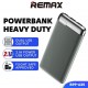Remax RPP-625 Power Bank 10000mAh 15W με 2 Θύρες USB-A και Θύρα USB-C Power Delivery Γκρι