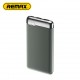 Remax RPP-625 Power Bank 10000mAh 15W με 2 Θύρες USB-A και Θύρα USB-C Power Delivery Γκρι