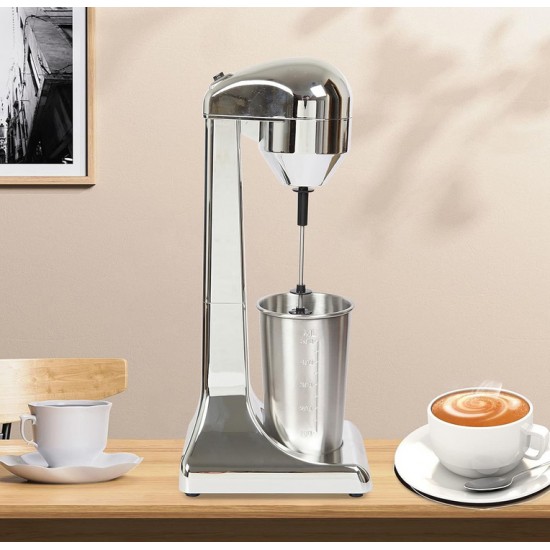 Μηχανή Παρασκευής Milk Shake - Φραπεδιέρα Sokany SK-1737 Ασημί