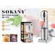 Μηχανή Παρασκευής Milk Shake - Φραπεδιέρα Sokany SK-1737 Ασημί