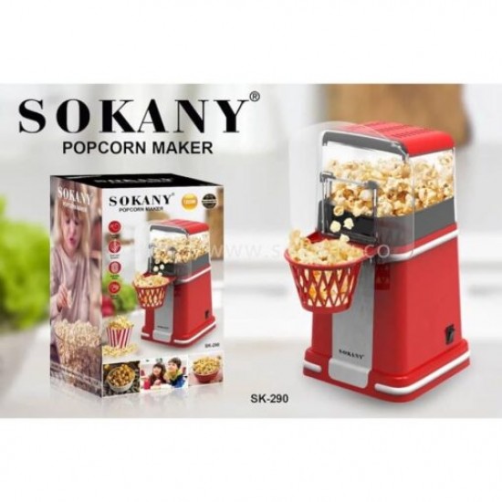 Συσκευή Ποπ Κορν 1200W Sokany SK-290