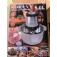 SOKANY 1500 W Electric Kitchen Chopper with 6.5 L Stainless Steel Bowl, Multi Chopper with 3 Speed Levels, Meat Grinder with 4 Blades for Meat, Onions, Fruit, Vegetables