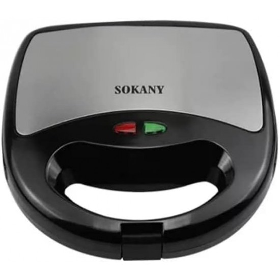 Τοστιέρα για 2 Τοστ 750W Sokany KJ-118 Inox