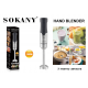 Ραβδομπλέντερ με Ανοξείδωτη Ράβδο 1100W Sokany SM-5021S Μαύρο