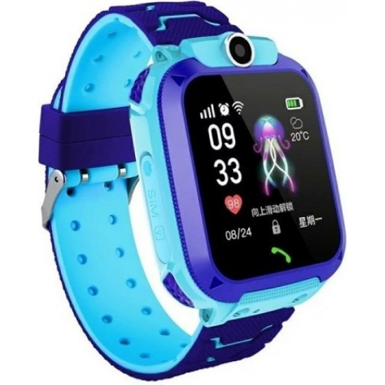 Smart Watch GPS Παιδικό έξυπνο ρολόι Kids 2182 Γαλάζιο Μπλε