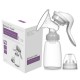 Χειροκίνητο Θήλαστρο με μπιμπερό 150ml ΜΥ-370 Breast Pump Γαλάζιο Σιλικόνη